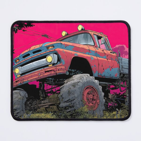 Item preview, Grunge Style Monster Trucks Full of Fury designed and sold by Piotrek0001.