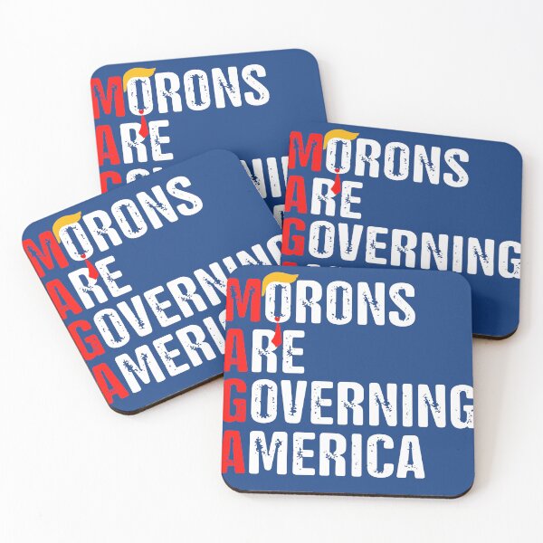 Item preview, Morons Are Governing America Bumper designed and sold by Jaxym.