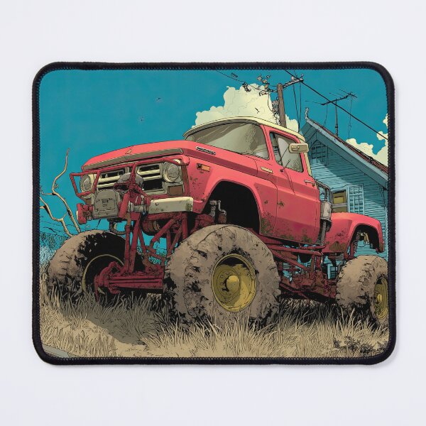 Item preview, Giant Tires Crushing Obstacles in Bold Colors designed and sold by Piotrek0001.