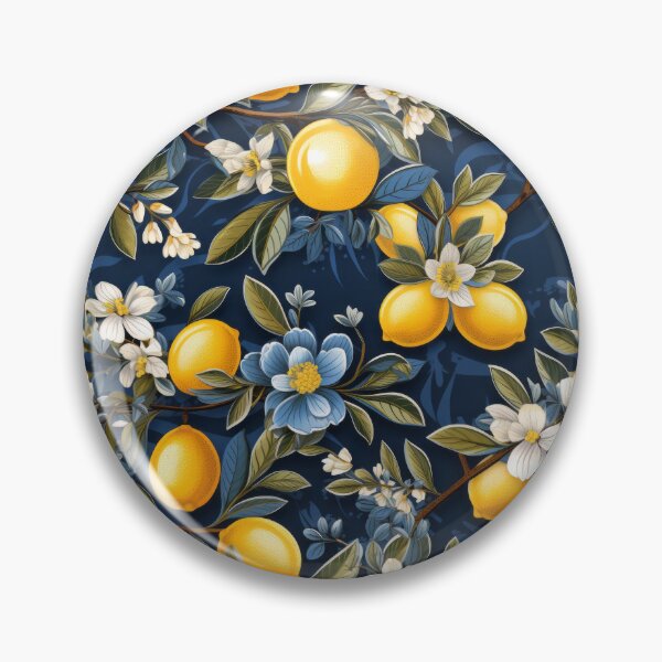 Item preview, Lemon tree seamless pattern designed and sold by MiraCleAI.