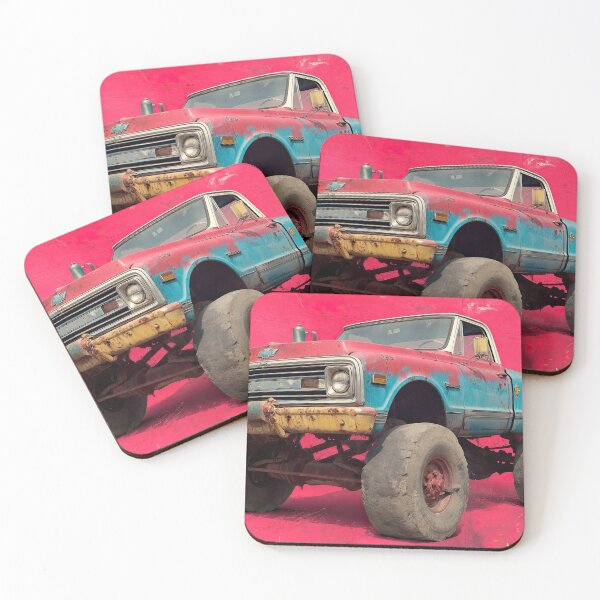 Item preview, Vibrant Monster Truck Scenes with Rough Textures designed and sold by Piotrek0001.