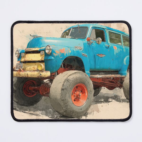 Item preview, Iconic Pickup Monster Trucks in Action designed and sold by Piotrek0001.