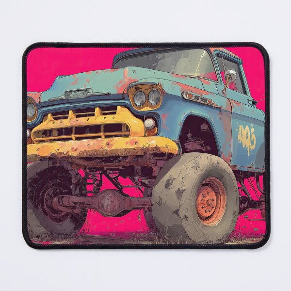 Item preview, Postapocalyptic Monster Trucks Charging Through Dust designed and sold by Piotrek0001.