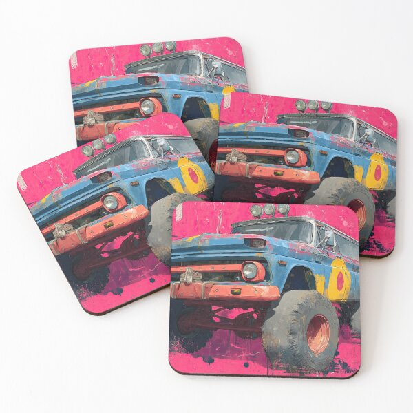 Item preview, Gritty Monster Trucks with Artistic Comic Flair designed and sold by Piotrek0001.