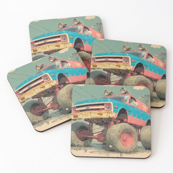 Item preview, Aggressive Monster Trucks on Broken Highways designed and sold by Piotrek0001.