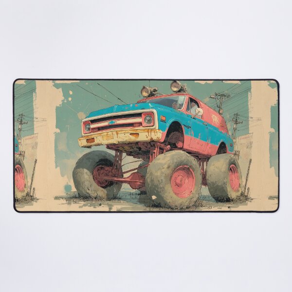 Item preview, Aggressive Monster Trucks on Broken Highways designed and sold by Piotrek0001.