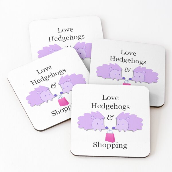 Item preview, Love Hedgehogs and Shopping designed and sold by MFellArt Creations.