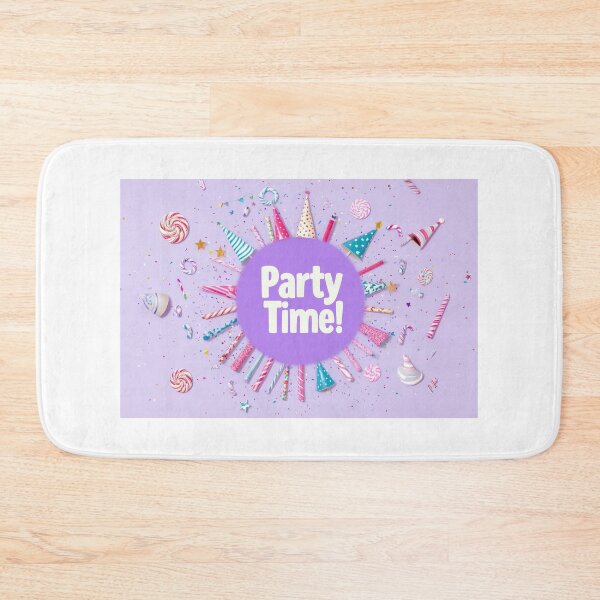 Item preview, Celebrate joyfully with a vibrant party time logo designed and sold by MiraCleAI.