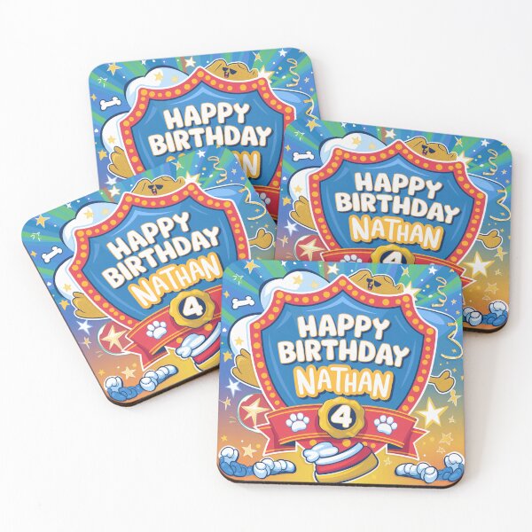 Item preview, Nathan’s 4th Birthday designed and sold by whatifsticks.