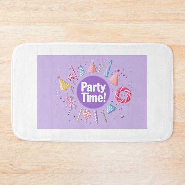 Item preview, Celebrate joyfully with a vibrant party time logo designed and sold by MiraCleAI.