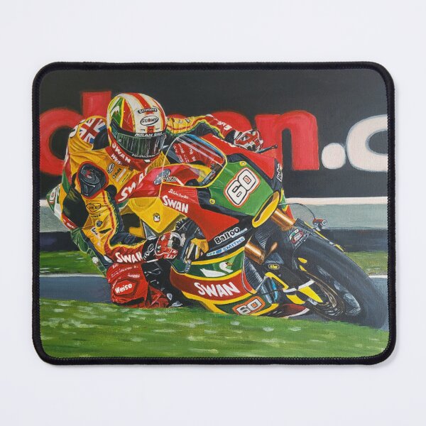 Item preview, Peter Hickman Swan Yamaha designed and sold by Shorty (Robert) Baird.
