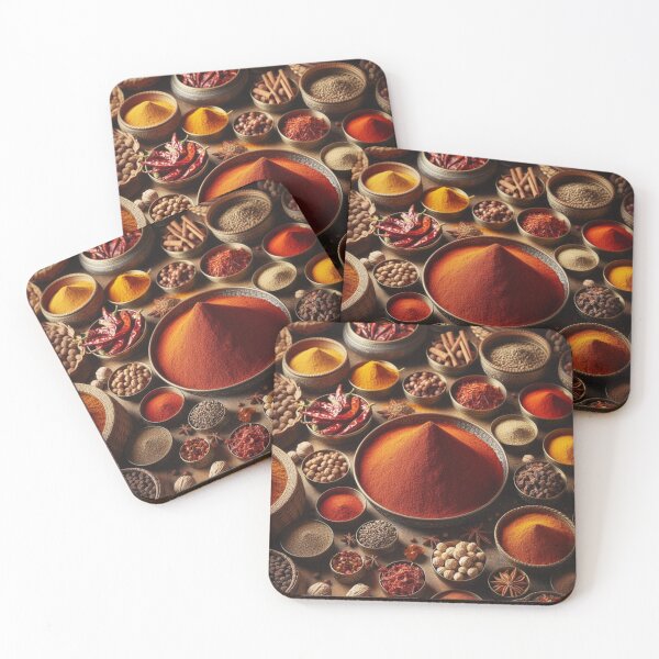 Item preview, Colorful spice market abstract designed and sold by Sigtrix.