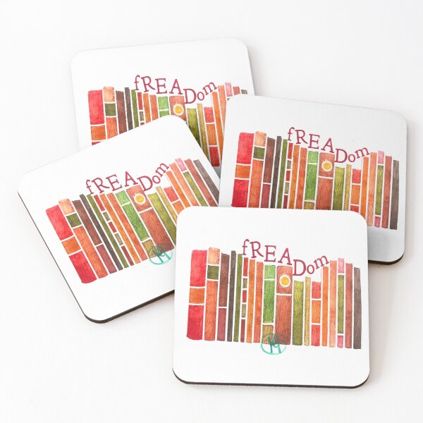 Item preview, fREADom: Reading Is Freedom Art designed and sold by Kalli Taub Art.