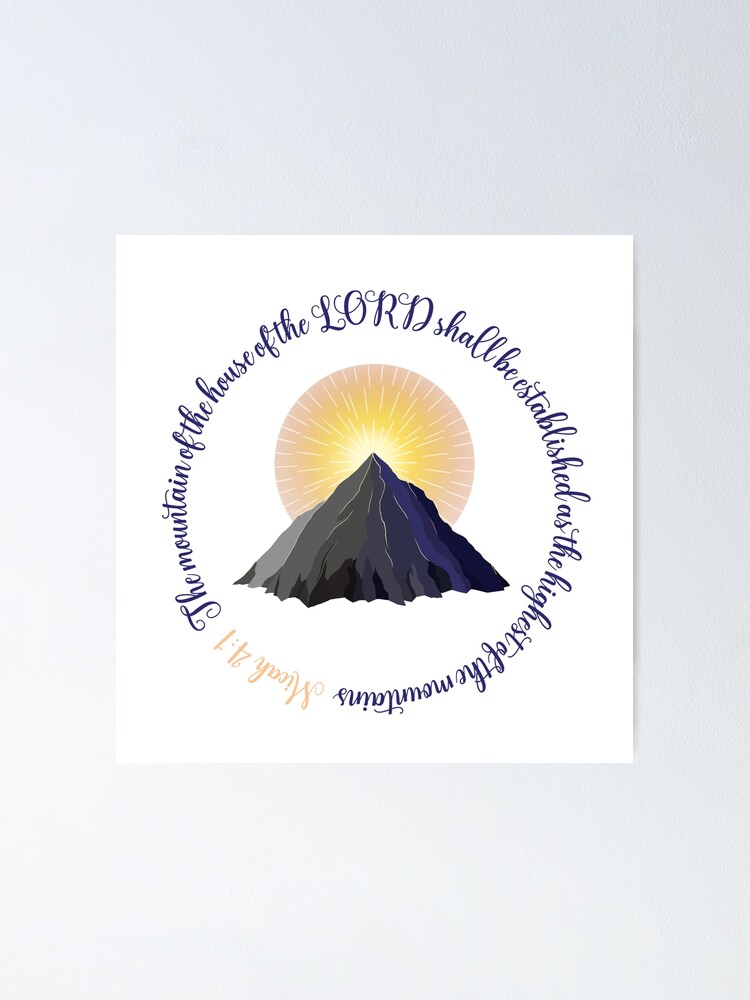 Thumbnail 1 von 3, Poster, Micha 4:1 designt und verkauft von RuthEnpt.