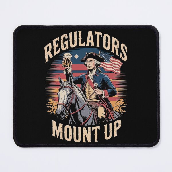 Item preview, Regulators Mount Up George Washington Revolutionary America Vintage Art designed and sold by love3617.