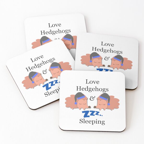 Item preview, Love Hedgehogs and Sleeping designed and sold by MFellArt Creations.