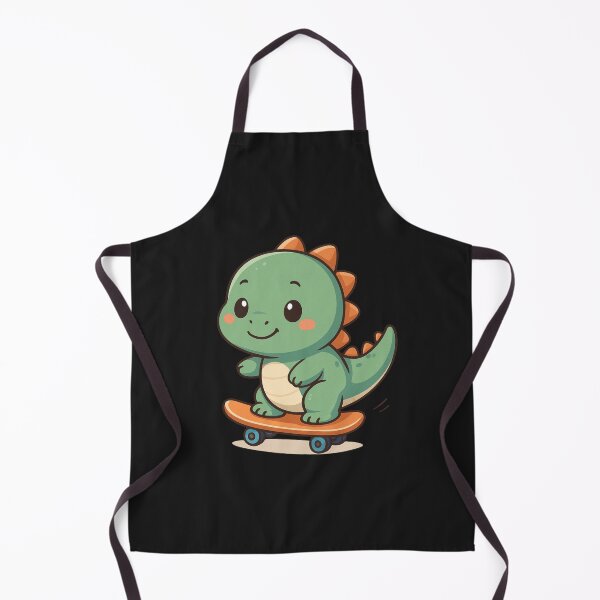 Item preview, Dino-Kun's Skateboarding Adventure - Cute Chibi Dinosaur designed and sold by ColorSplash123.