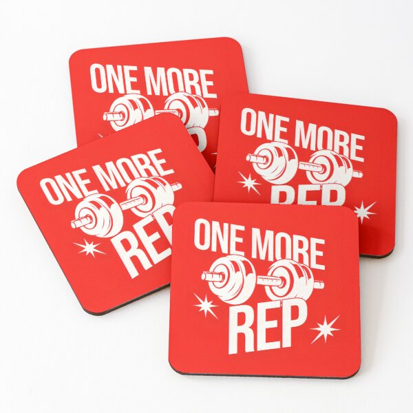 Item preview, One More Rep - Motivational Gym Workout Design for Fitness Enthusiasts designed and sold by PrintPulseVibe.