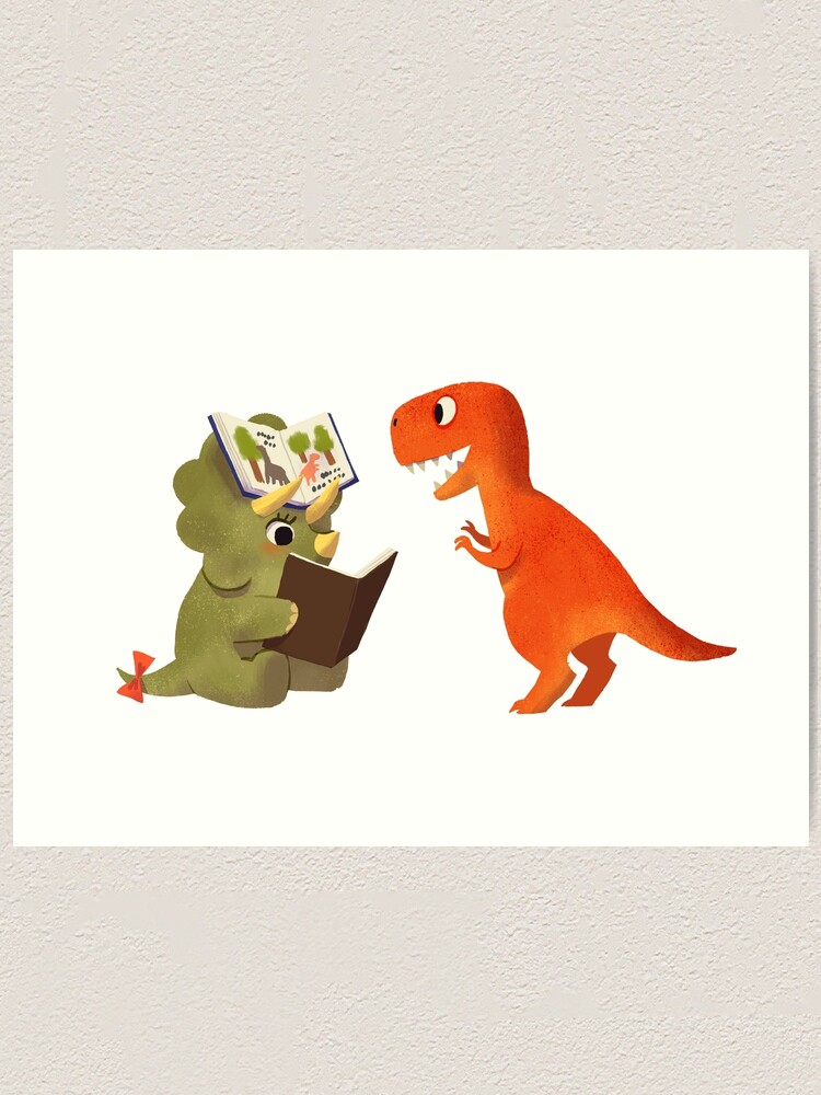 Alternate view of BOOK DINOSAURS 04 Art Print