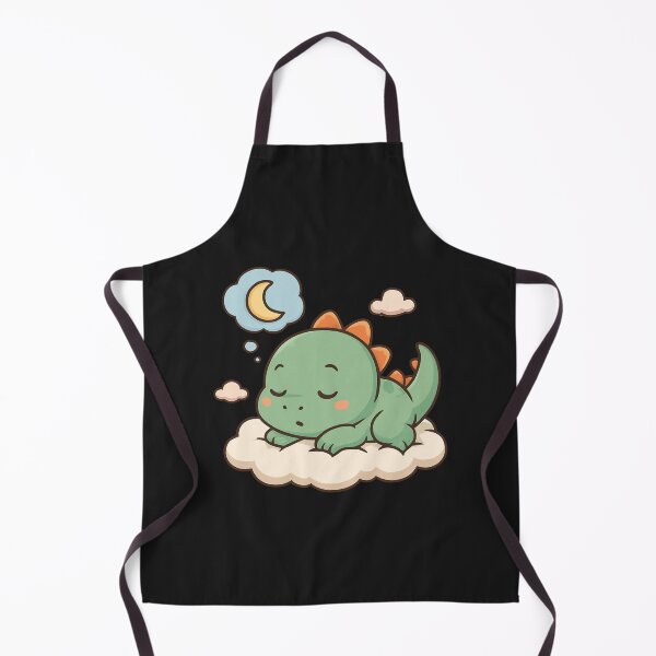 Item preview, Sleepy Saurus - Chibi Dinosaur Dreaming on Clouds designed and sold by ColorSplash123.