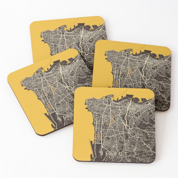 Item preview, Beirut City Map of Lebanon - Pastel designed and sold by deMAP.