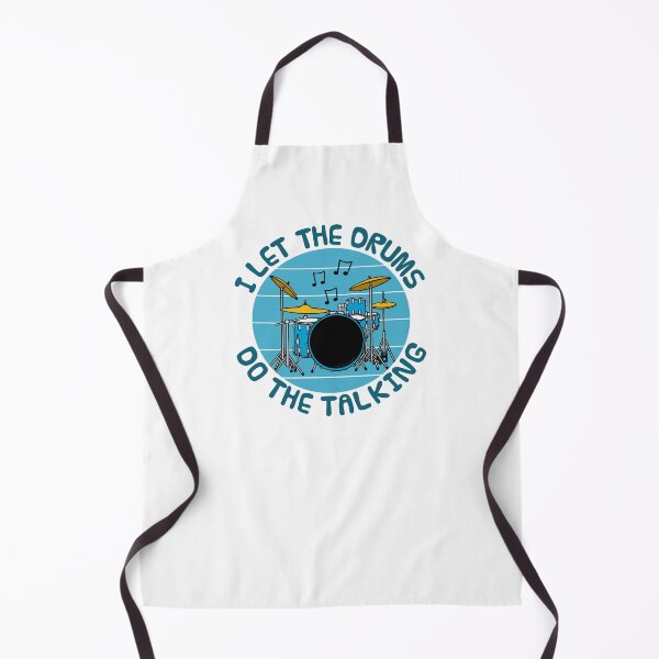 Item preview, I Let The Drums Do The Talking, Drummer Introvert Funny designed and sold by doodlerob.