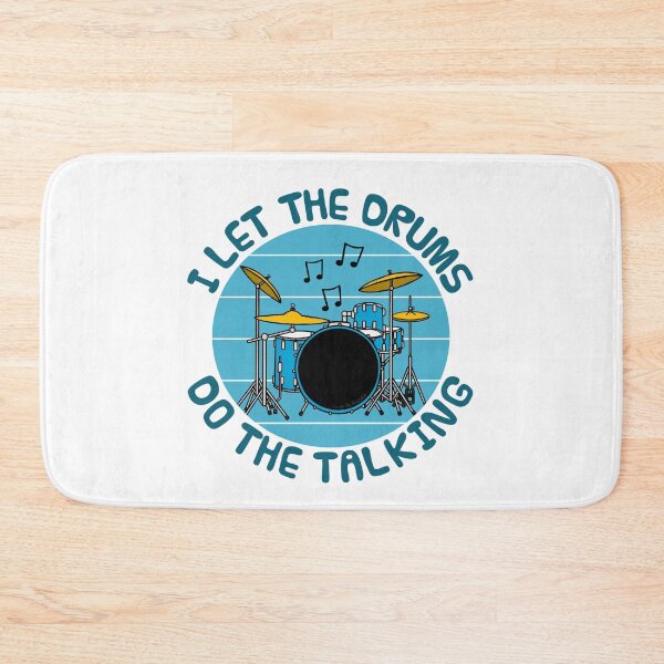 Item preview, I Let The Drums Do The Talking, Drummer Introvert Funny designed and sold by doodlerob.