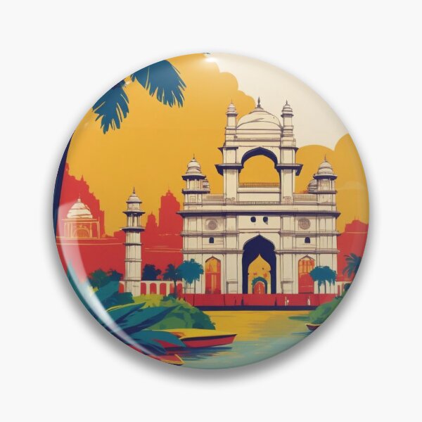 Item preview, Thane India Vintage Travel Tourism  designed and sold by TravelersGems.