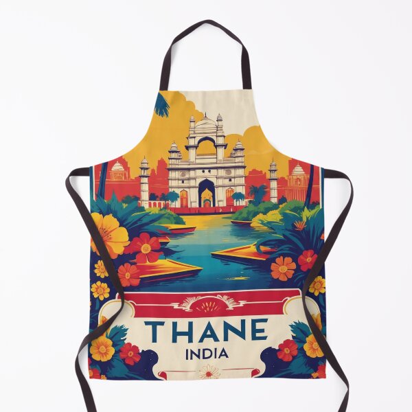 Item preview, Thane India Vintage Travel Tourism  designed and sold by TravelersGems.