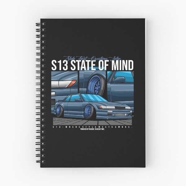 Item preview, Nissan Silvia S13 Vector Art | Classic JDM Drift Car Design designed and sold by TrilogyMerch.