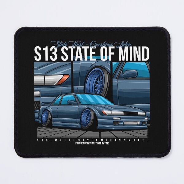 Item preview, Nissan Silvia S13 Vector Art | Classic JDM Drift Car Design designed and sold by TrilogyMerch.