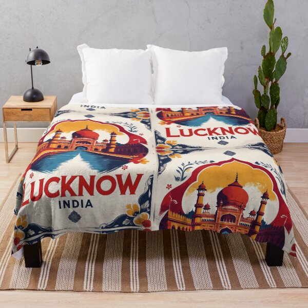 Item preview, Lucknow India Vintage Travel Tourism designed and sold by TravelersGems.