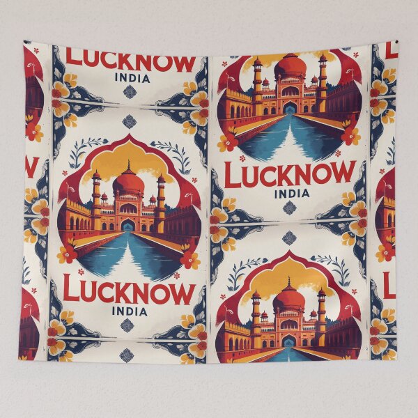 Item preview, Lucknow India Vintage Travel Tourism  designed and sold by TravelersGems.