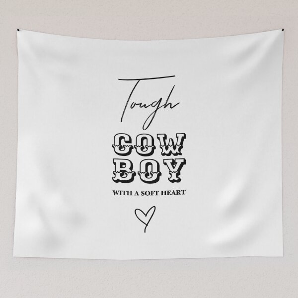 Item preview, Tough Cowboy with a Soft Heart, Unique designed and sold by villacreativa.