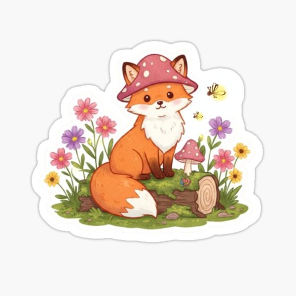 Item preview, Cottage fox designed and sold by Art2Cute.