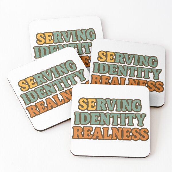 Item preview, Serving Identity Realness – Bold Retro Typography designed and sold by Haus Of Sin.