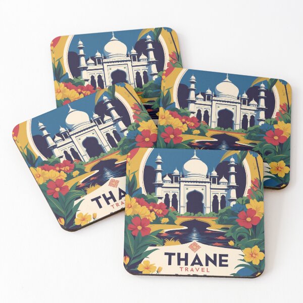 Item preview, Thane India Vintage Travel Tourism  designed and sold by TravelersGems.