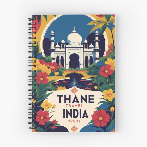 Item preview, Thane India Vintage Travel Tourism  designed and sold by TravelersGems.