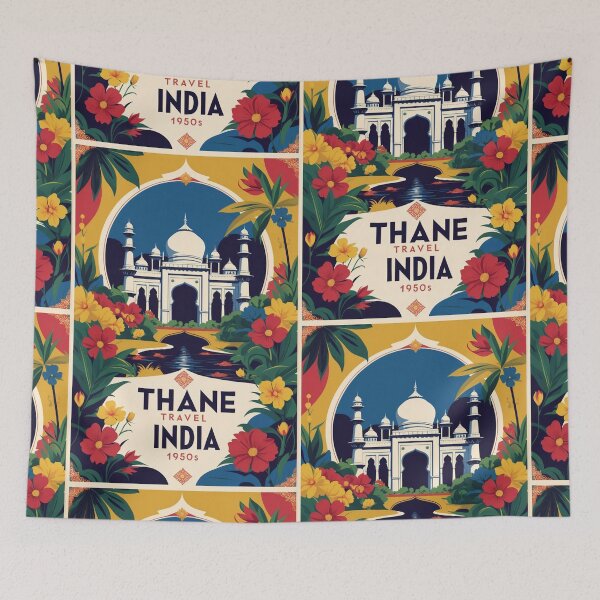 Item preview, Thane India Vintage Travel Tourism  designed and sold by TravelersGems.