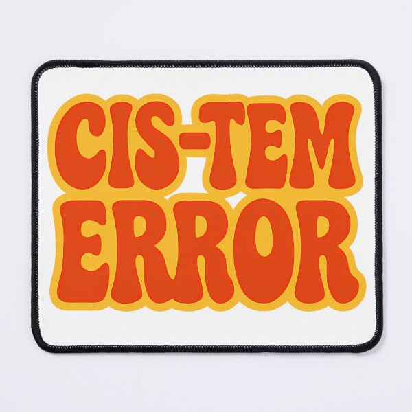 Item preview, Cis-tem Error – Bold Retro Typography designed and sold by Haus Of Sin.