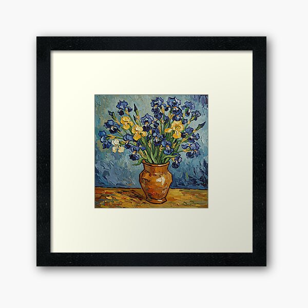 Item preview, Blooming Irises in vase designed and sold by HouseOfEarls.
