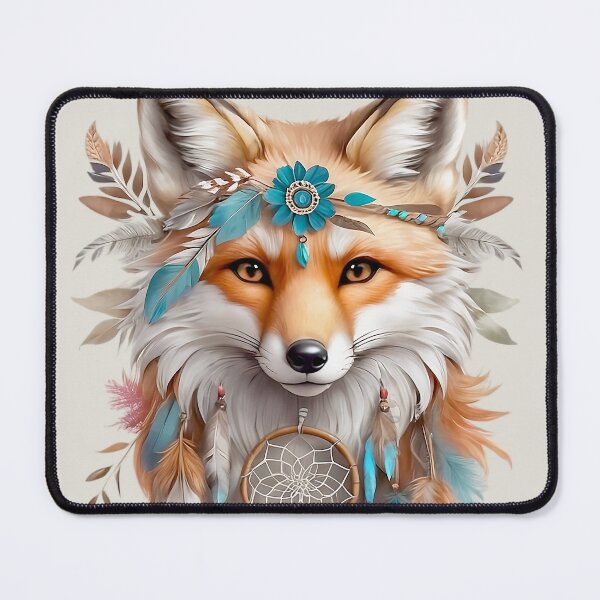 Artikelvorschau, Boho Fuchs Traumfänger | Mystische böhmische Tierkunst entworfen und verkauft von SolaoLab.