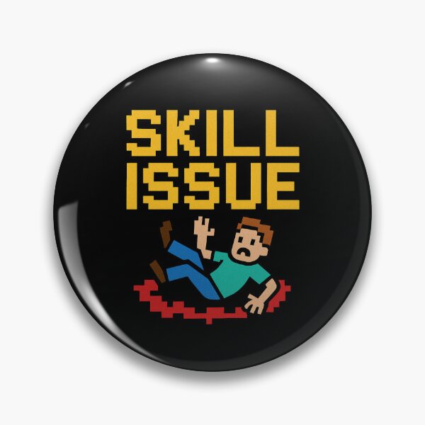 Item preview, Skill Issue – Gamer Rage Sticker  designed and sold by DPS Phase Stickers.