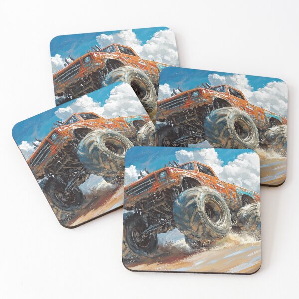 Item preview, Fearless Monster Trucks Leaping Into the Skies designed and sold by Piotrek0001.