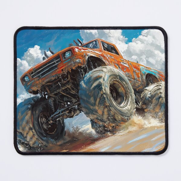 Item preview, Fearless Monster Trucks Leaping Into the Skies designed and sold by Piotrek0001.
