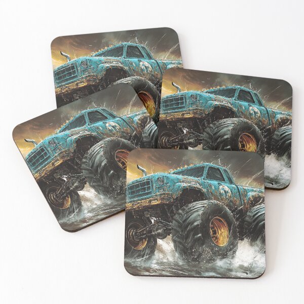 Item preview, Vivid Monster Truck Battles in Harsh Environments designed and sold by Piotrek0001.
