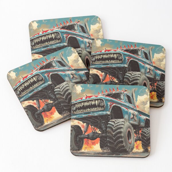 Item preview, Muddy Adventures of Ferocious Monster Trucks designed and sold by Piotrek0001.