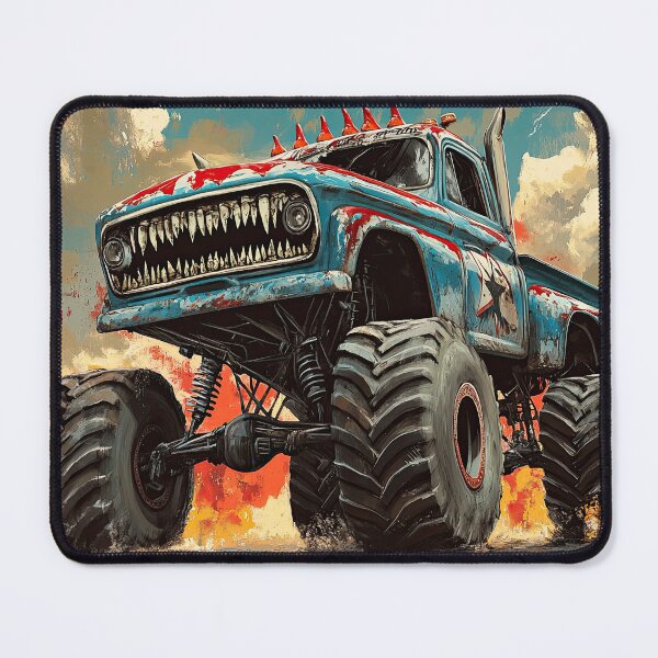 Item preview, Muddy Adventures of Ferocious Monster Trucks designed and sold by Piotrek0001.