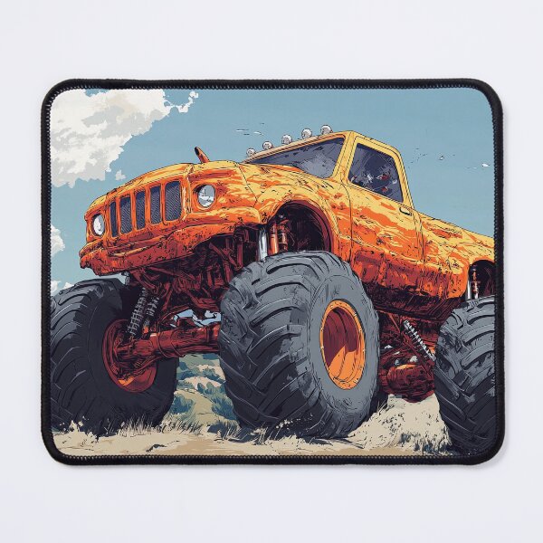 Item preview, Heavy Duty Monster Trucks in Vivid Paintings designed and sold by Piotrek0001.