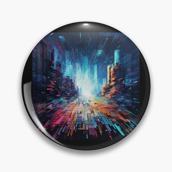 Item preview, Colorful Digital Decay Art designed and sold by SMARTKIT  DESIGNAGENCY.